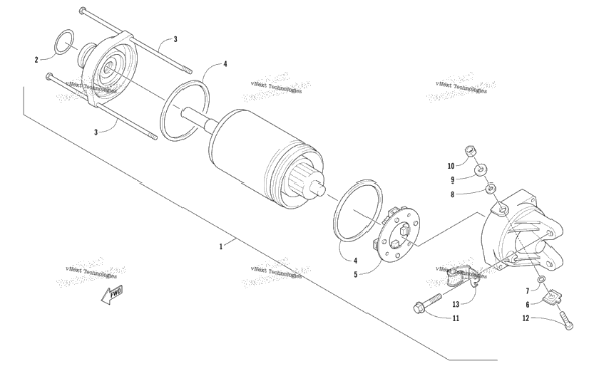 Starter Motor Assembly