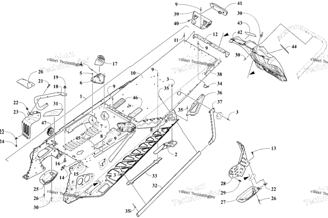 Tunnel And Snowflap Assembly
