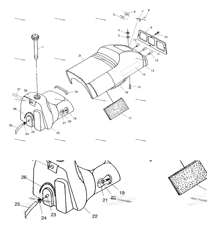 Seat & Gas Tank 0971758