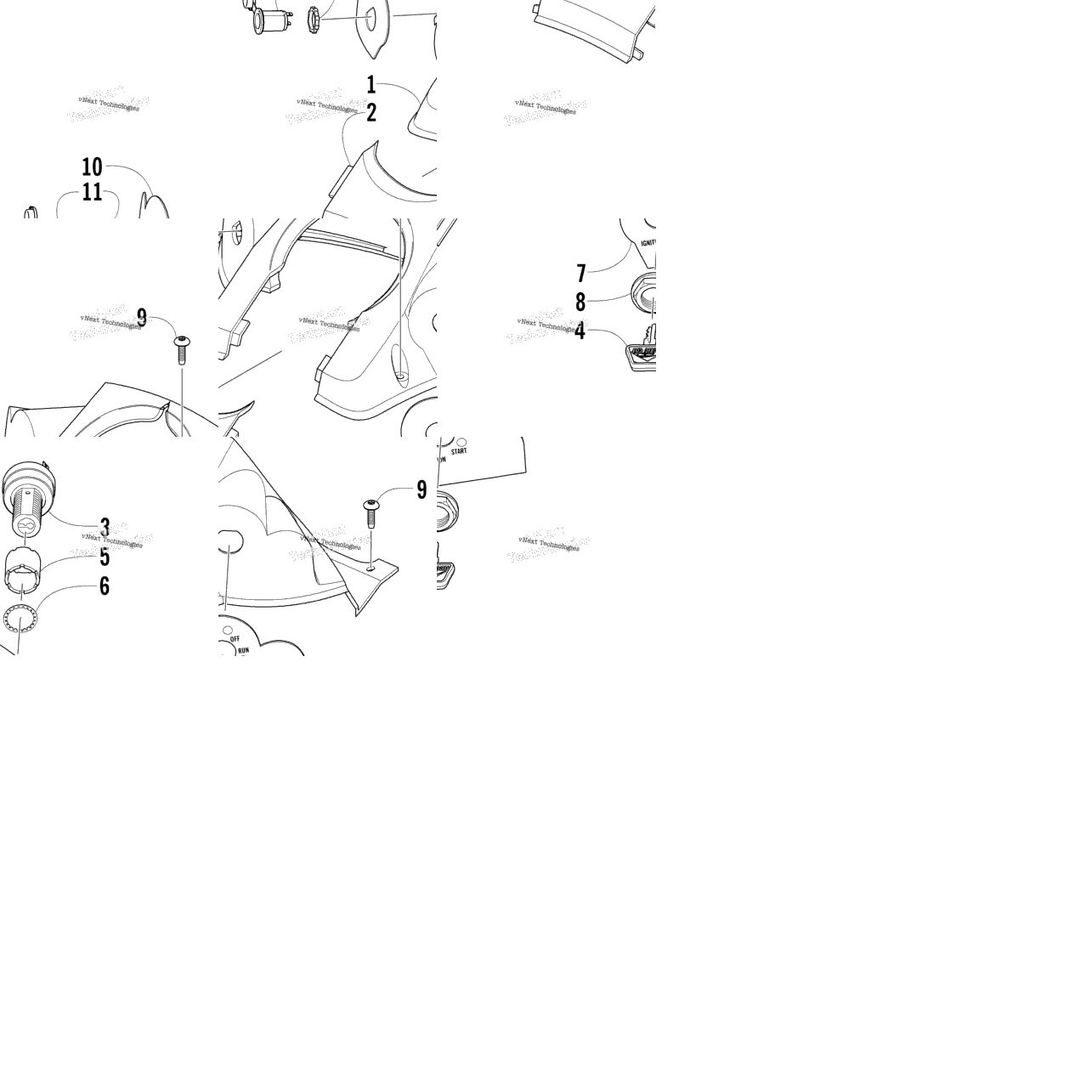 Console And Switch Assembly