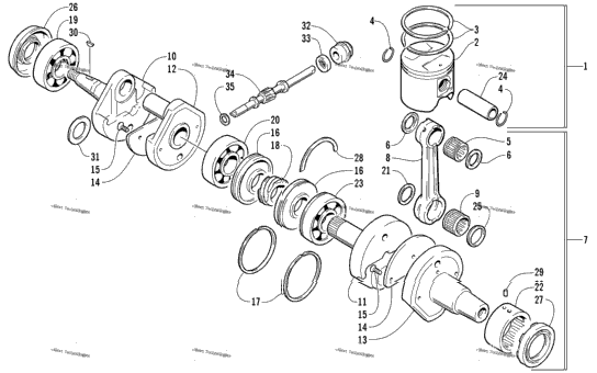 Piston And Crankshaft