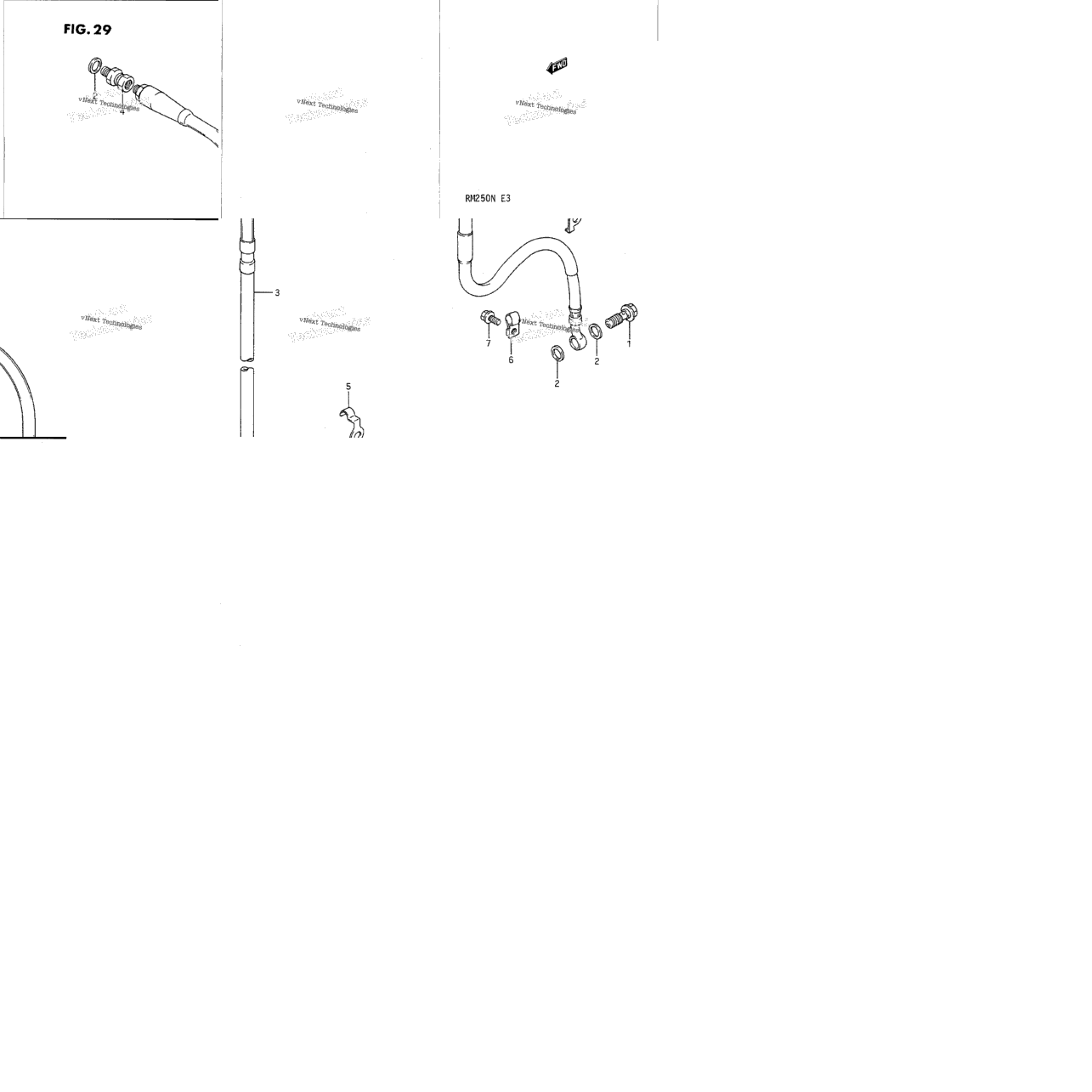 Front Brake Hose (Model K/L/M)