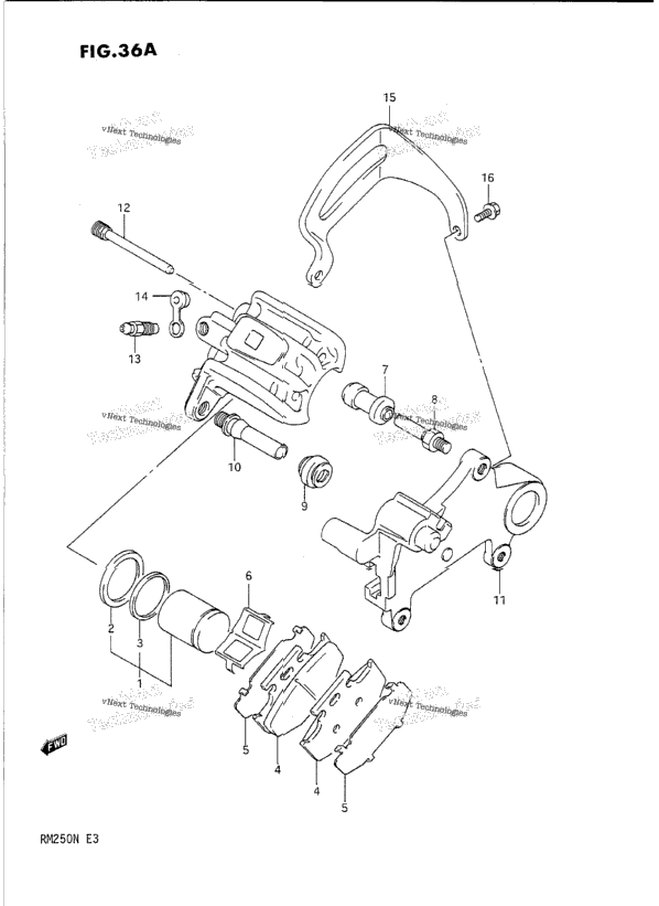 Rear Calipers (Model L)