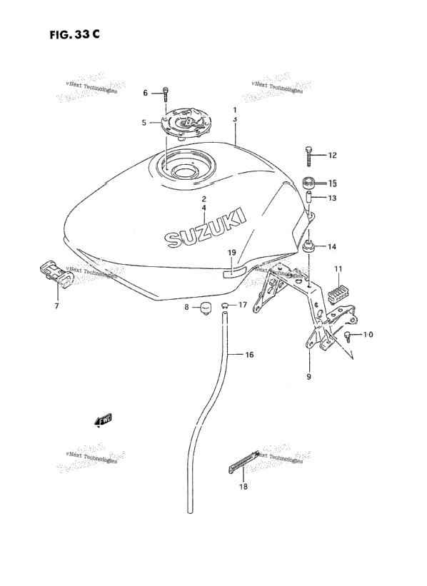 Fuel Tank (Model P/R/S/T)
