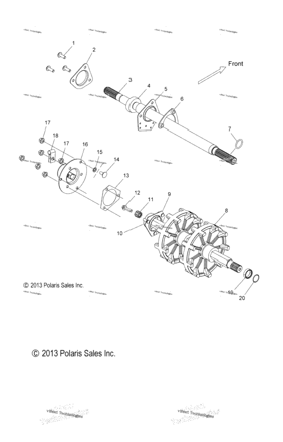 Drive Train, Jackshaft & Driveshaft All Options
