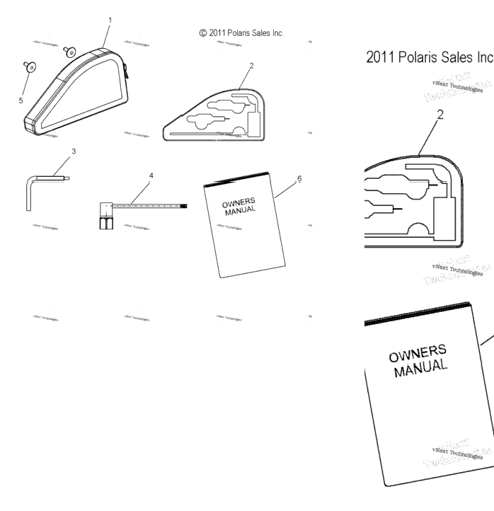 Tools, Tool Kit & Owners Manual All Options