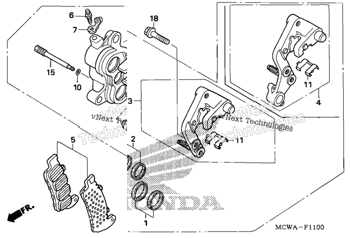 Right Front Brake Caliper