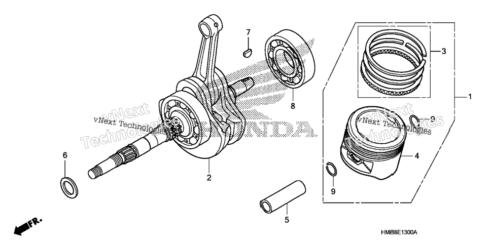 Crankshaft + Piston