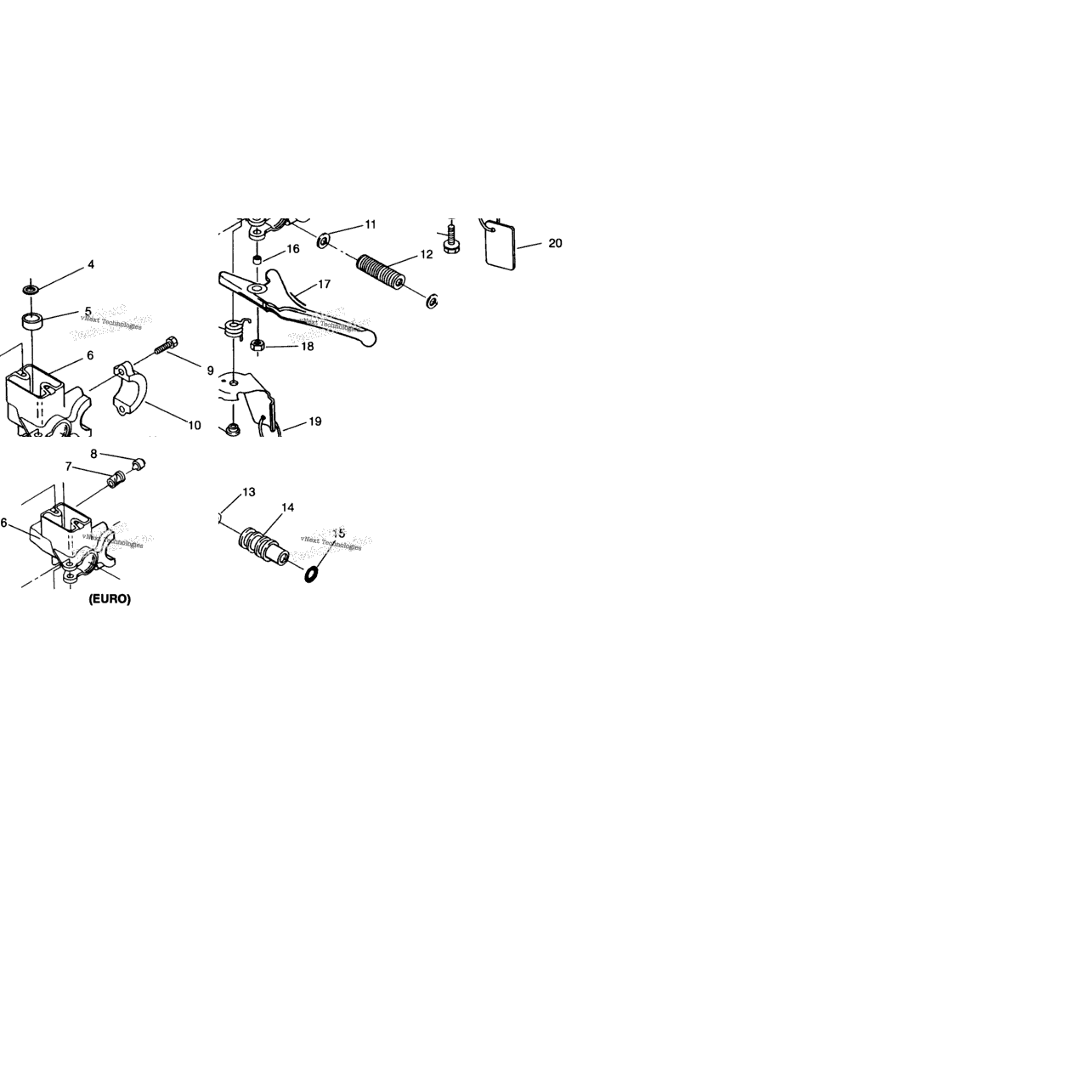 Master Cylinder Xlt Sp & European Xlt Sp E966676