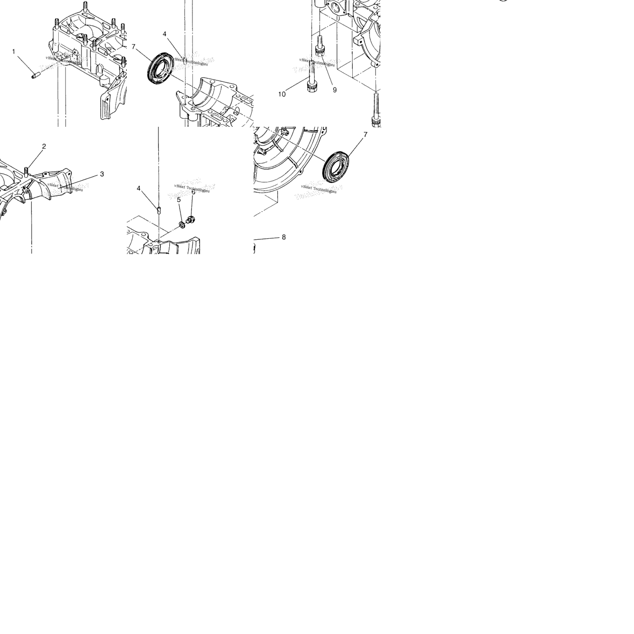 Crankcase Lite 0963433, Euro Lite E963433 & Lite Deluxe