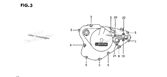 Crankcase Cover-Water Pump (G/H/J)