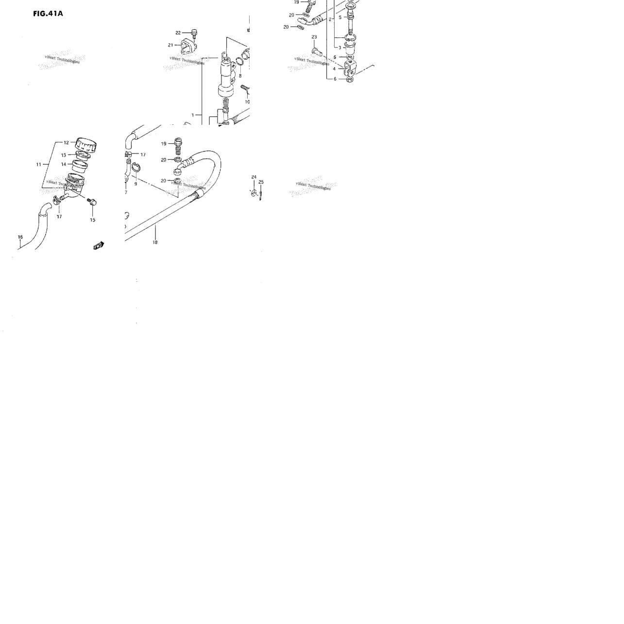 Rear Master Cylinder (M/N/P/R)