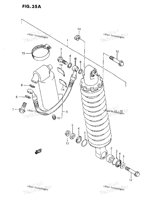 Rear Shock Absorber (K)