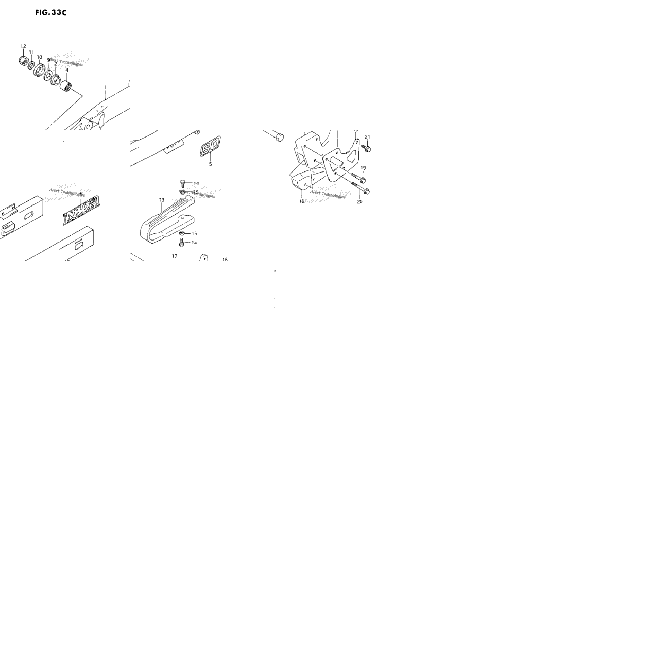 Rear Swinging Arm (M/N/P/R)