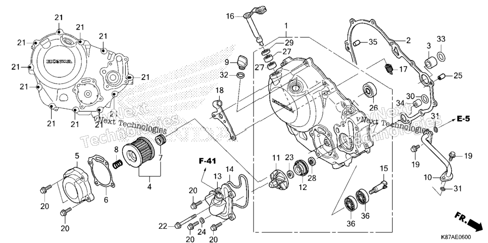 Right Crankcase Cover