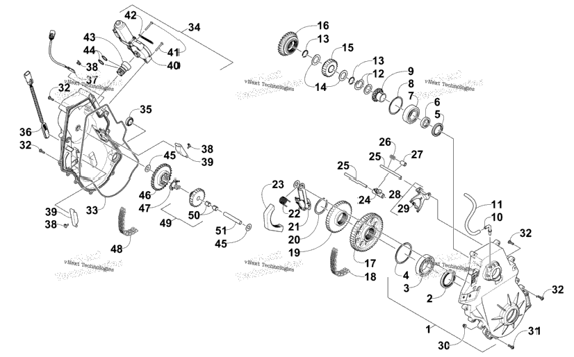 Chain Case Assembly