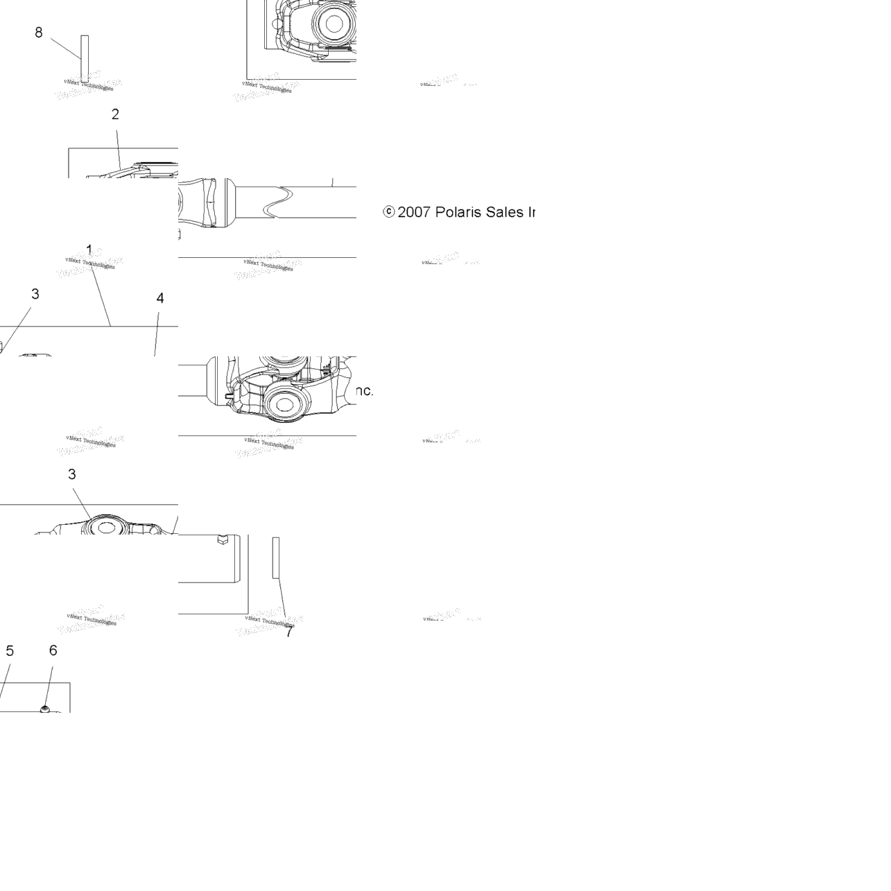 Drive Train, Front Prop Shaft