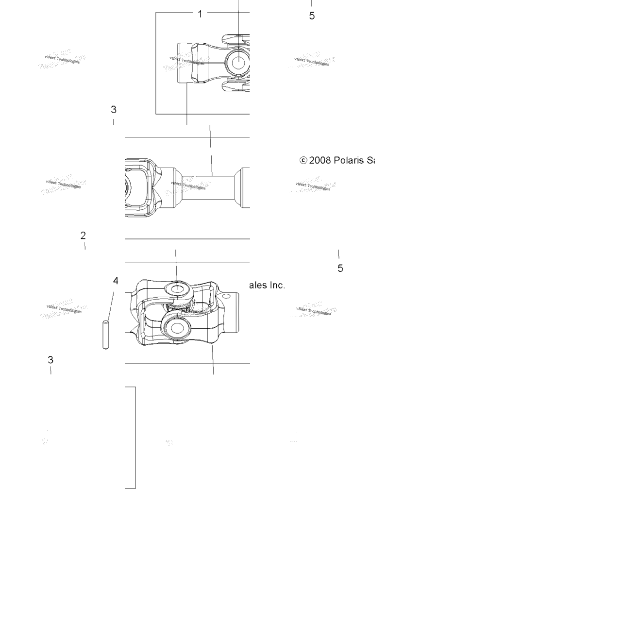 Drive Train, Rear Prop Shaft