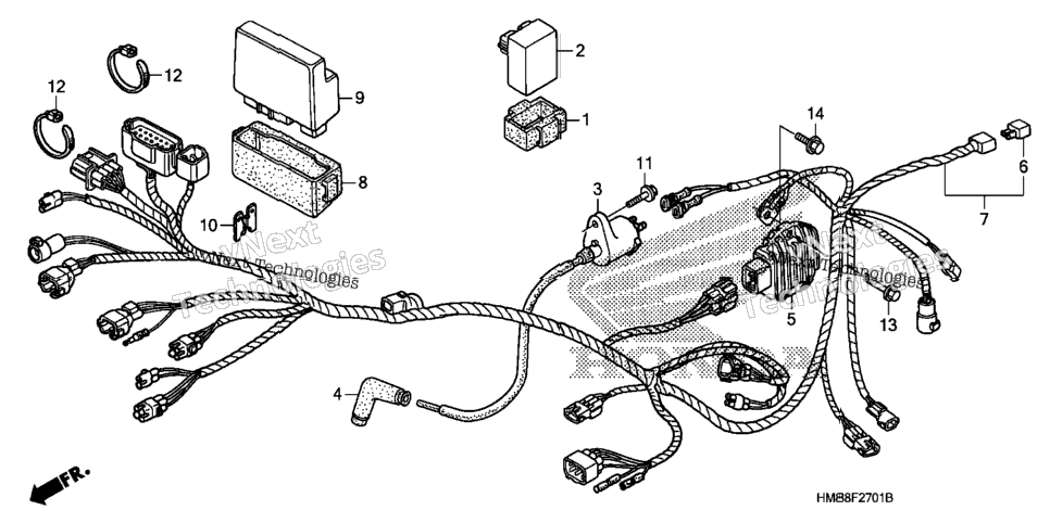 Wire Harness (Trx250te)