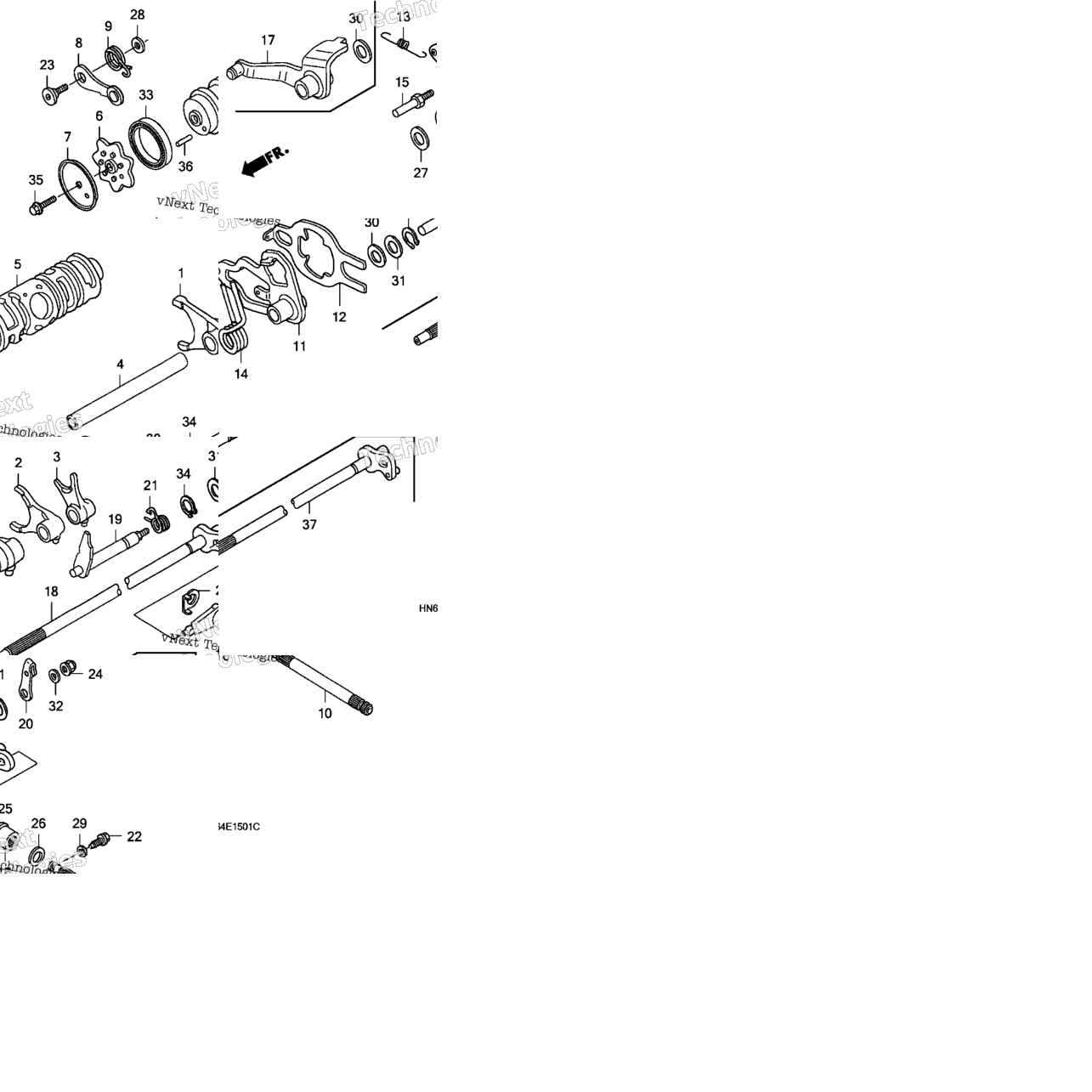 Gearshift Drum ('03-)