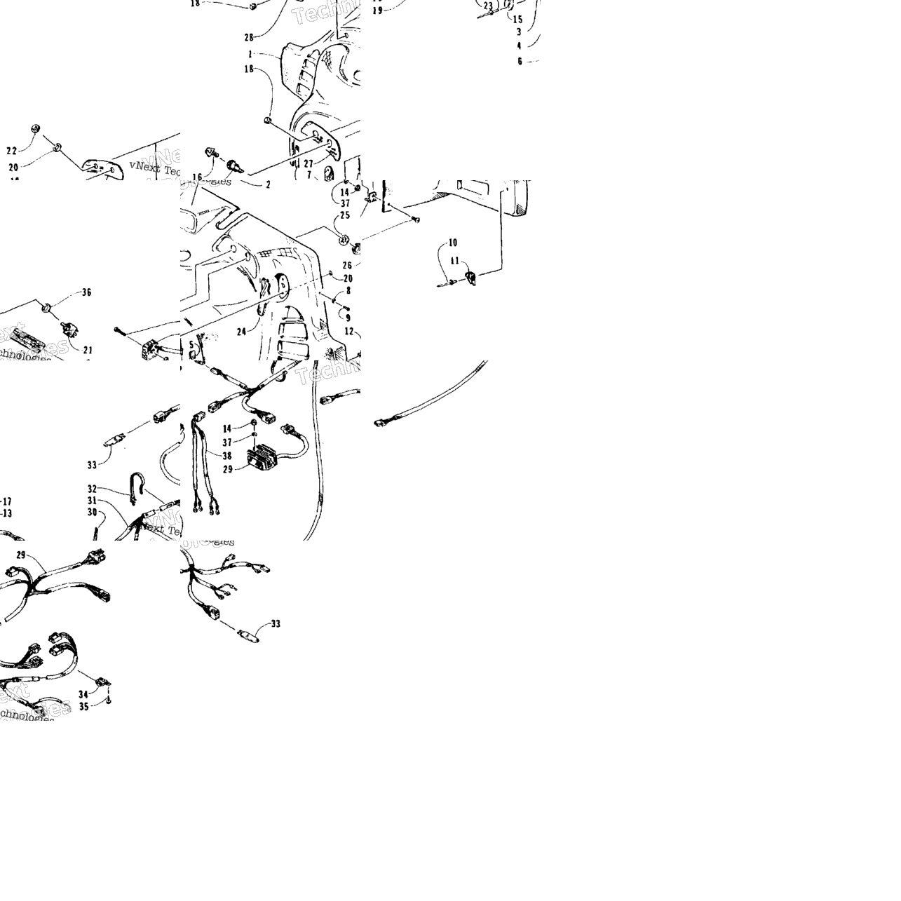Console, Switches, And Wiring Assemblies