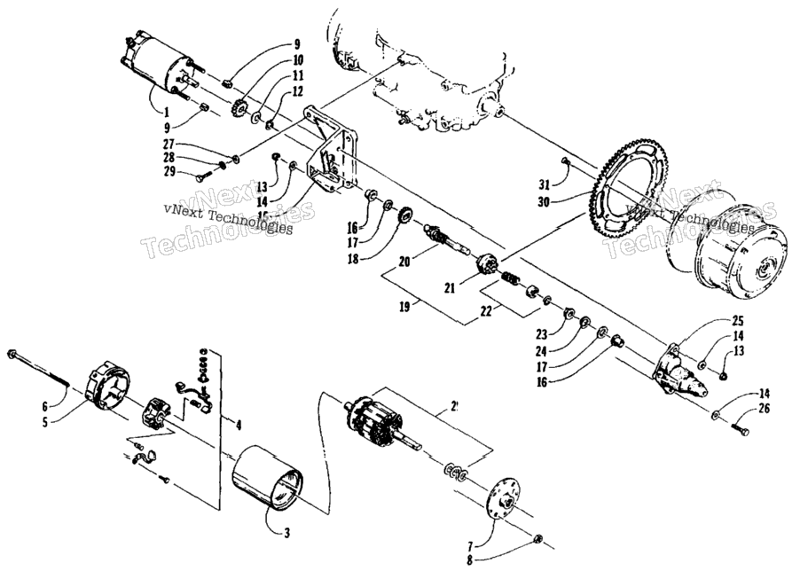 Electric Start - Starter Motor