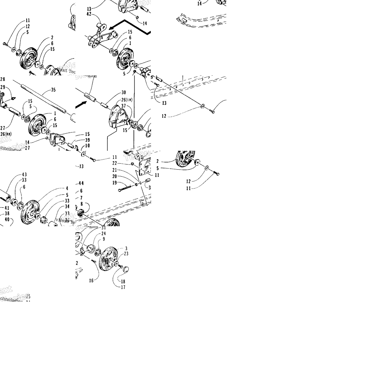Rear Suspension Axle Assembly