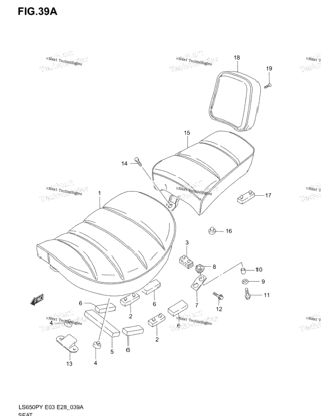 Seat (Model K2/K3/K4)