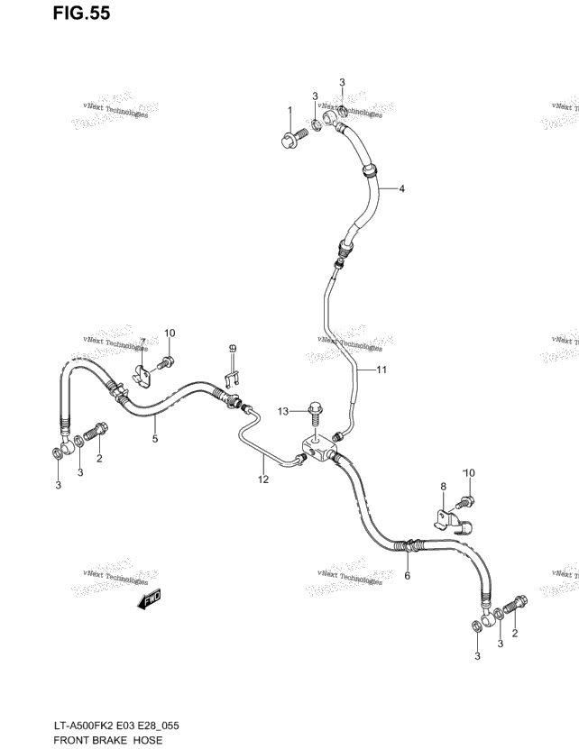Front Brake Hose