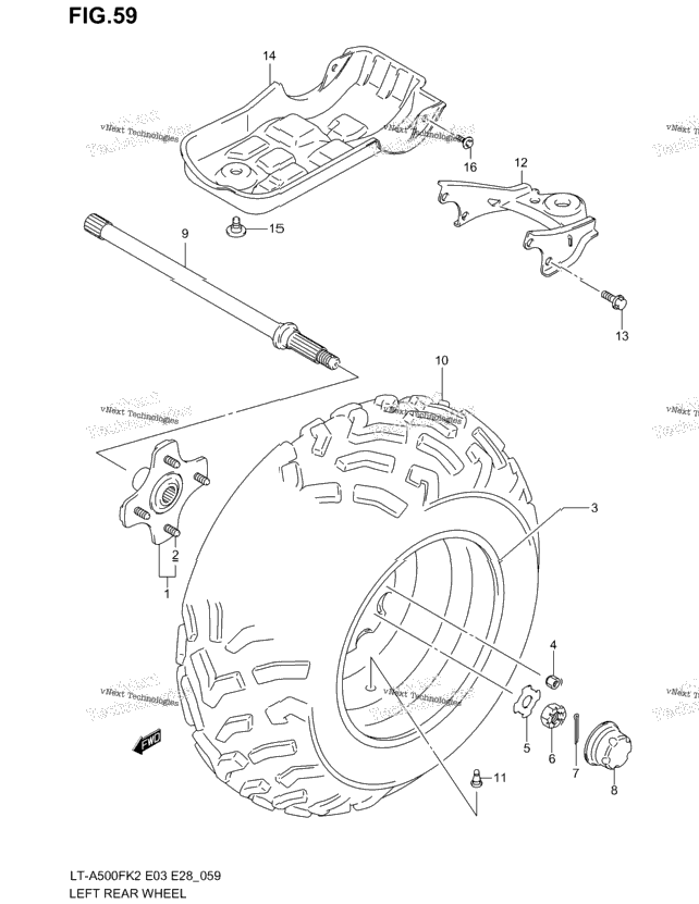 Left Rear Wheel