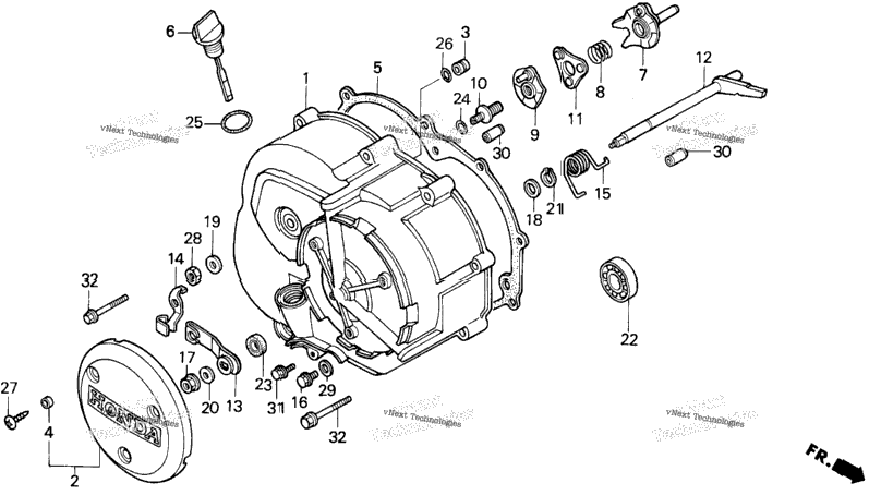 Right Crankcase Cover