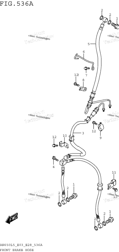 Front Brake Hose