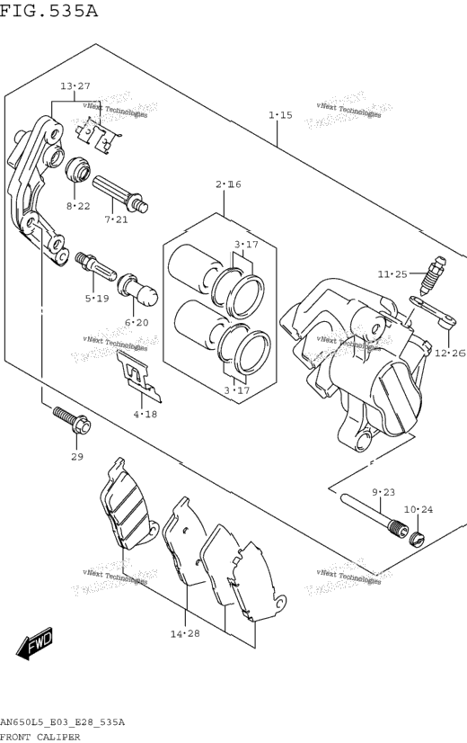 Front Caliper