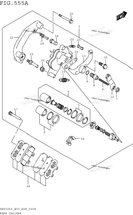 Rear Caliper