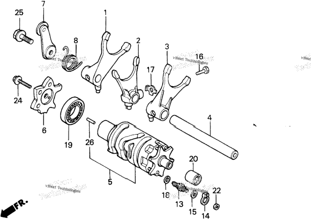 Gearshift Drum