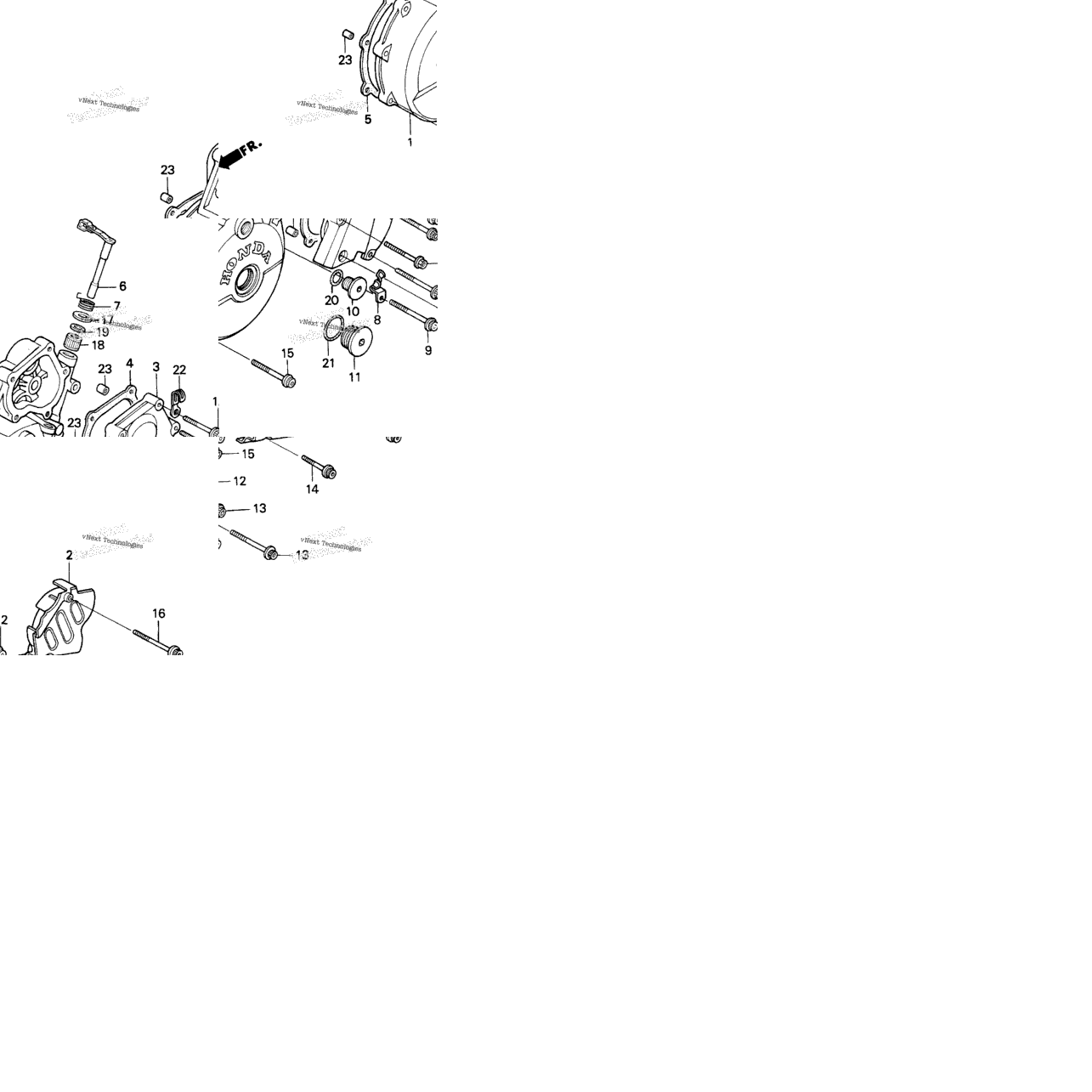 Left Crankcase Cover