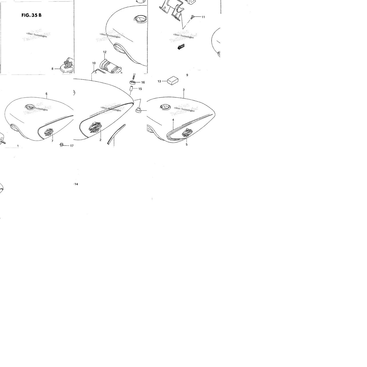 Fuel Tank (Model P/R/S)
