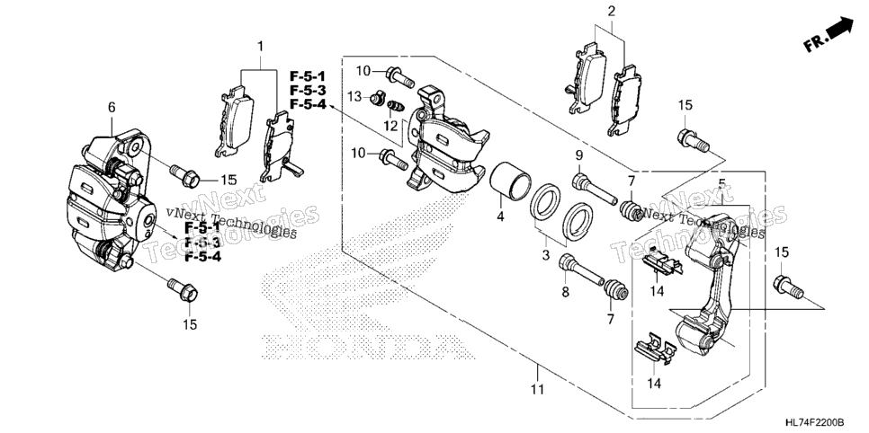 Rear Brake Caliper