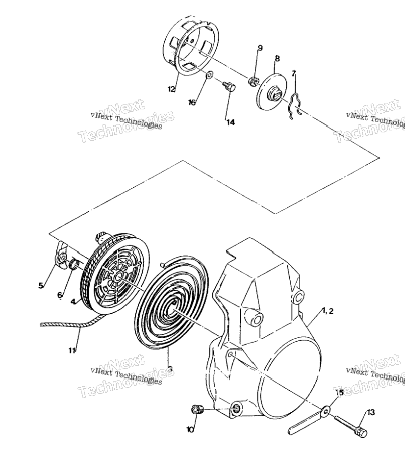 Recoil Starter 500 & 500 Classic