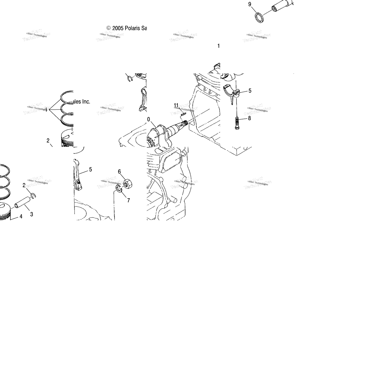 Engine, Piston & Crankshaft