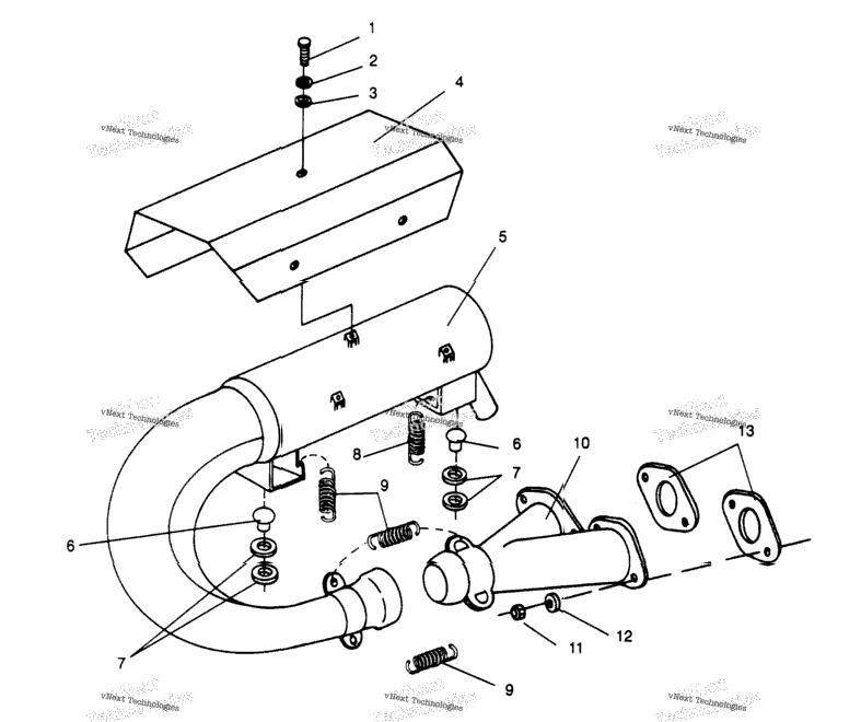 Exhaust System Lite 0963433, Euro Lite & Lite Deluxe 0963431