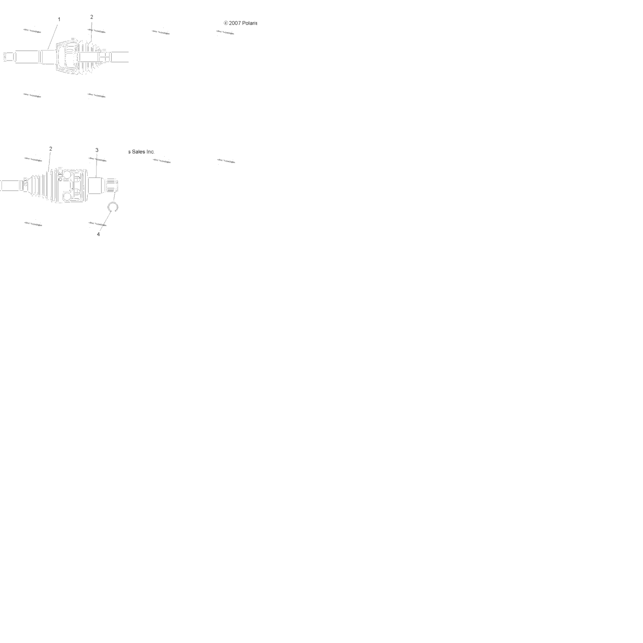 Drive Train, Rear Drive Shaft