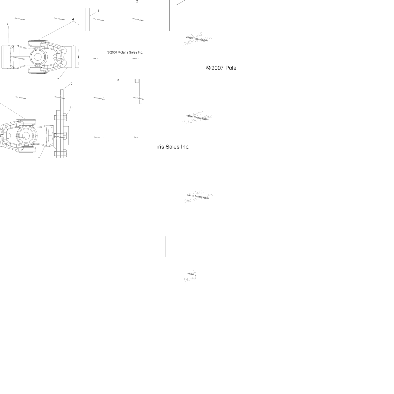 Drive Train, Rear Prop Shaft