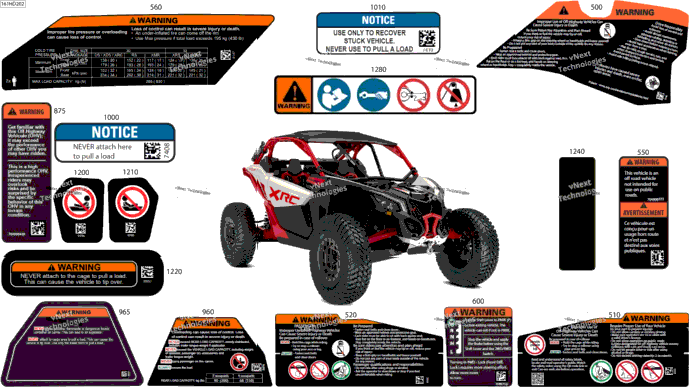 Body - Warning Decals