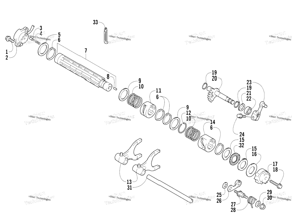 Gear Shifting Assembly