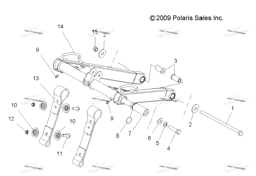 Suspension, Torque Arm, Front