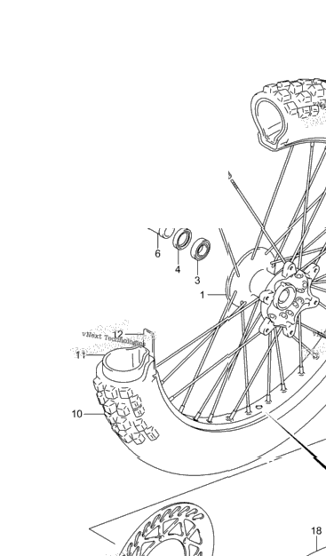 Front Wheel (Model K5/K6)