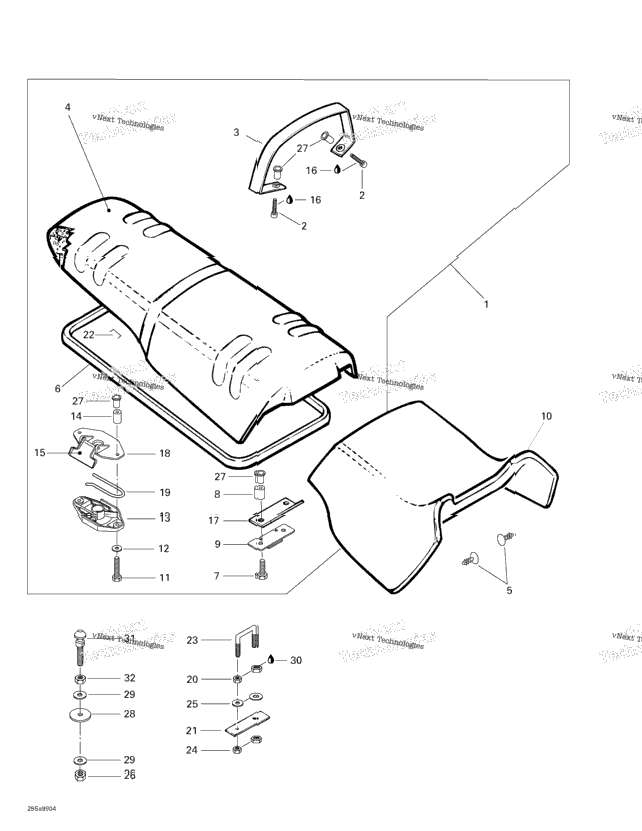 Seat And Engine Cover
