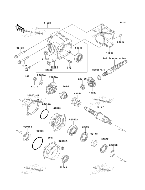 Front Bevel Gear