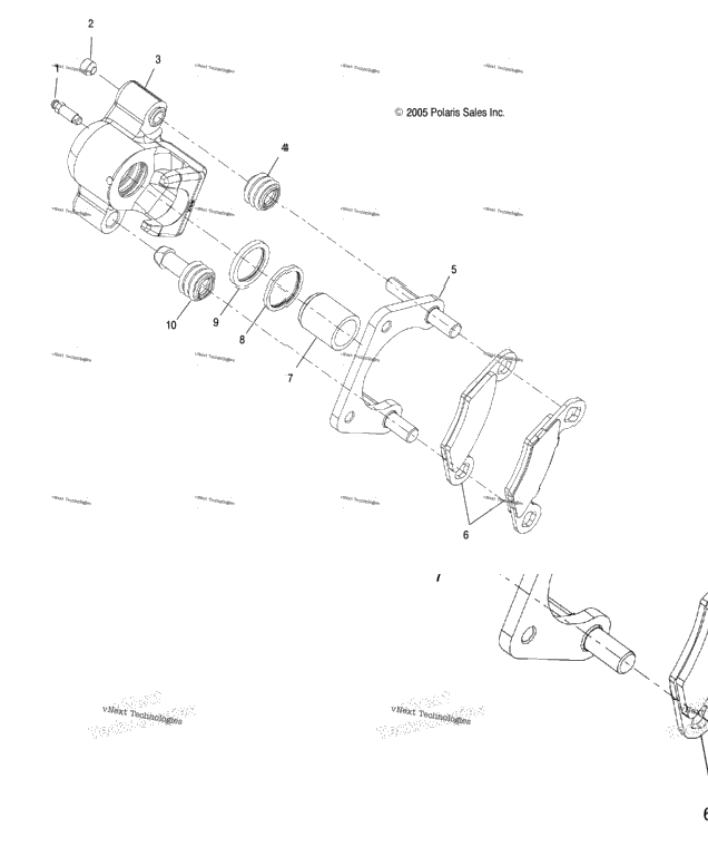 Brake Caliper, Rear